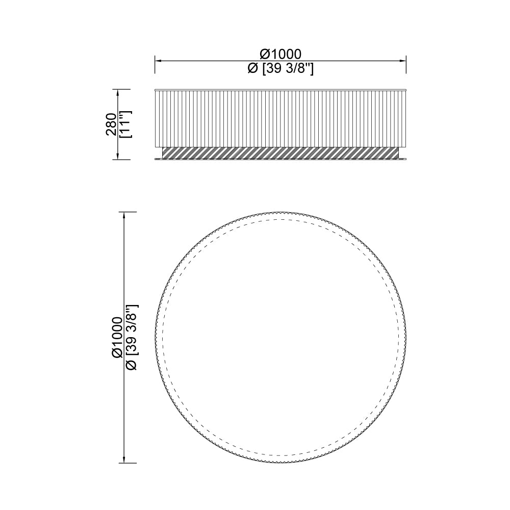 CUCJ003 Round Coffee Table for Living Room