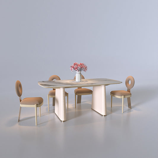 CUCY003 Cotton Linen Upholstered Dining Chair