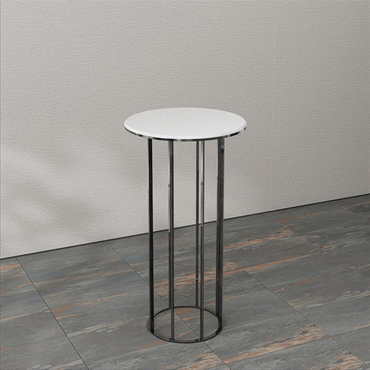 TBL009B Retail Store Round Marble Top Coffee Table