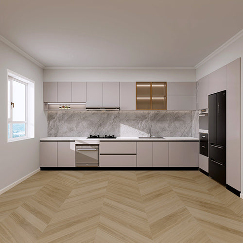 CUCB001 Large Kitchen Wall Cabinets Set with Sink