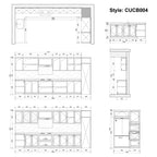 CUCB004 Custom Kitchen Cabinets and Storages