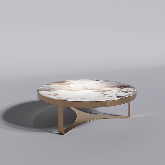 CUCJ004 Round Marble Coffee Table for Living Room