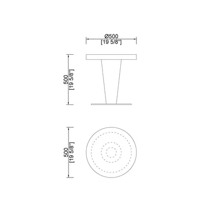 CUCJ005 Round End Table for Living Room