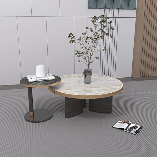 CUCJ012 Round Nesting Cocktail Coffee Tables Set