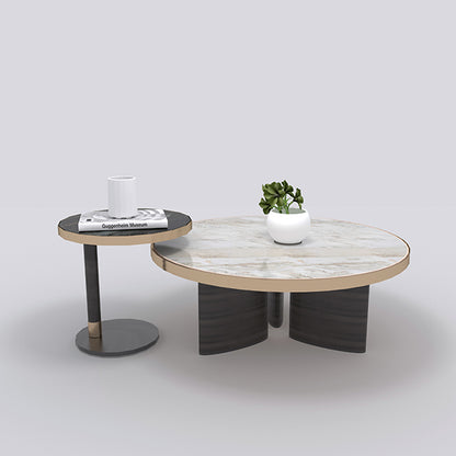 CUCJ012 Round Nesting Cocktail Coffee Tables Set