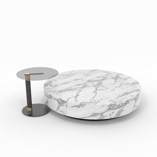 CUCJ013 Custom Nesting Coffee Table Marble Top