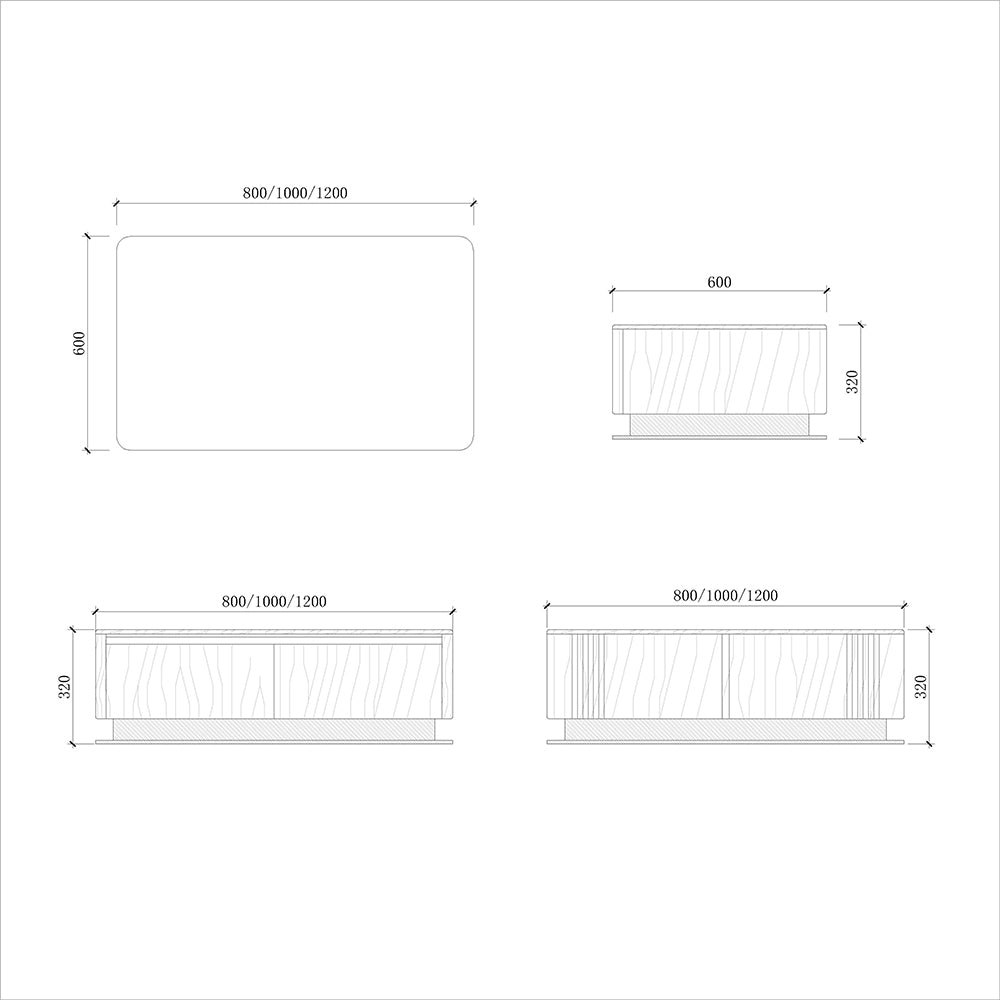 CUCJ016 Home Office Living Room Coffee Table