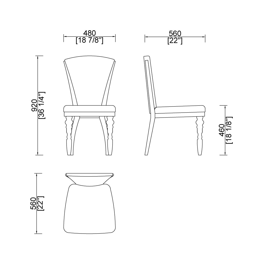 CUCY004 Upholstered Chairs for Dining Room