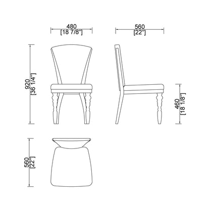 CUCY004 Upholstered Chairs for Dining Room