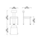 CUCY005 Modern Dining Chairs Linen Upholstered