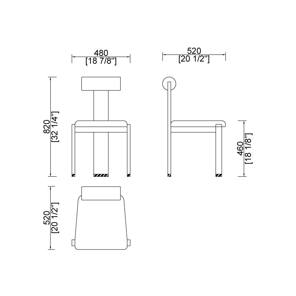 CUCY005 Modern Dining Chairs Linen Upholstered