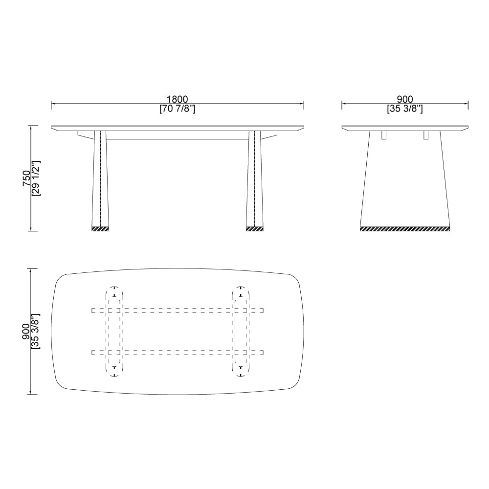 CUDT003 Marble Top Dining Table for Kitchen