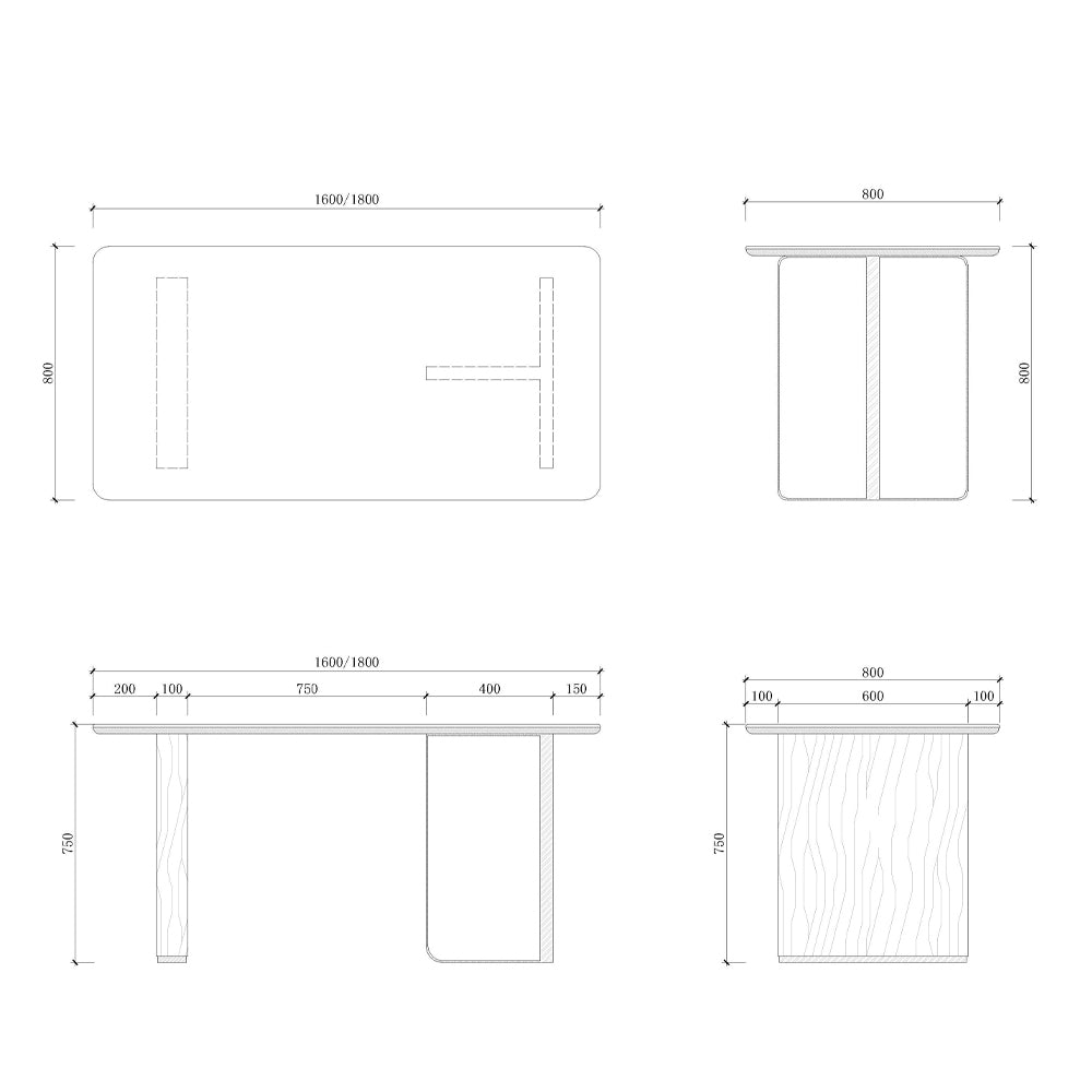 CUDT013 Stone Marble Top Kitchen Dining Table