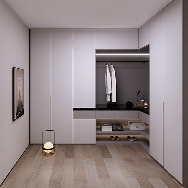 CUWD001 Custom Corner Wardrobe Built-In Cabinet