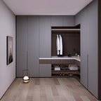 CUWD001 Custom Corner Wardrobe Built-In Cabinet