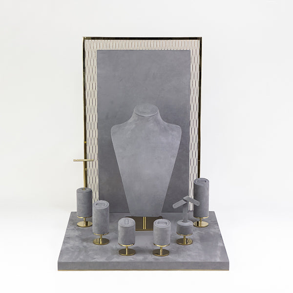 DS305 Jewellery Display Holder Set with Glass and Metal