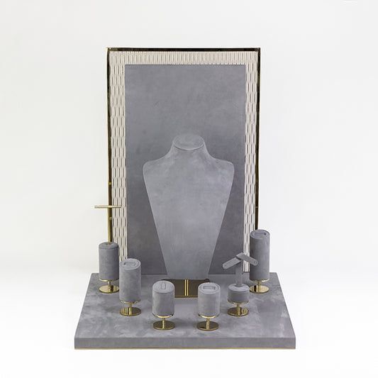 DS305 Jewellery Display Holder Set with Glass and Metal