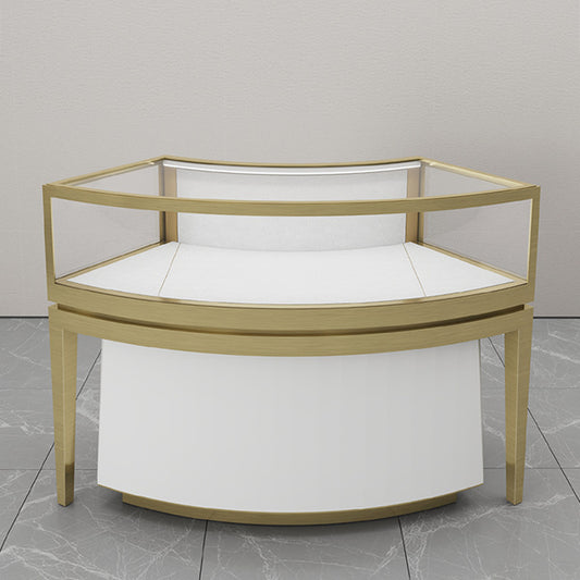 MT-42 Curved Jewellery Display Counter with Base Cabinet