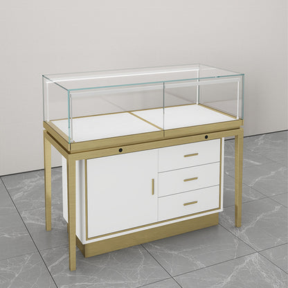 MT-43-Storage Jewelry Display Counter Glass Showcase