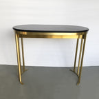 TBL006 Oval Marble Table Top Desk Metal Base